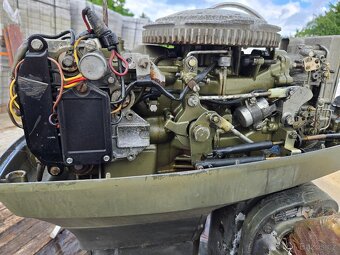 Lodni motor 50hp Johnson , krátká, dálkové.rizeni - 4