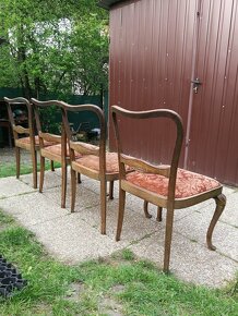 Starožitné židle k renovaci_cena za kus - 4
