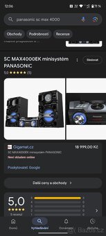 Prodám hifi systém Panasonic 4000 - 4