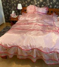 SLEVA Přehoz na postel a 2 polštáře Lady Princess Čilek - 4
