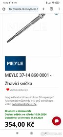 Žhavící svíčky Kia Hyundai CRDI - 4