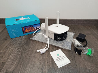 4MP 2K panoramatická 180° WiFi IP kamera - 4