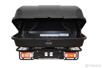 Univerzální nosič na tažné zařízení s 400l boxem, LED - 4