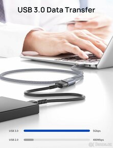 Kvalitní prodlužovací usb 3.0 kabel - 2m délka - 4