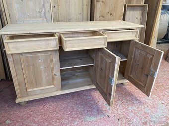 Starožitná komoda,spodek,příborník,bufet - 4