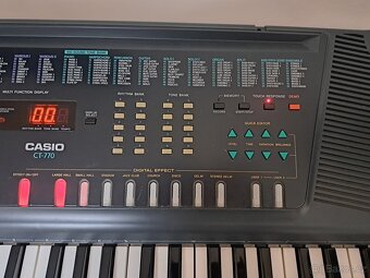 Klavesy, keyboard Casio CT 770 - 4