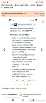 Svářečka kuthreiber kitin 320 MMA - 4