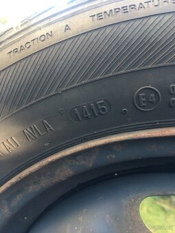 8ks Plechové disky 5x100 s pneu 165/70 R14 - 4