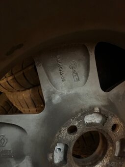Prodám alu kola 4x100 R15 renault - 4