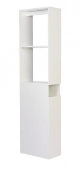 Regál s dvířky a 2 přihrádkami 25,4 x 50 x 190,5 cm nový - 4