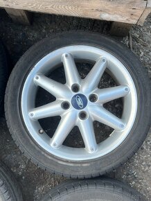 16" ALU kola FORD BORBET 4x108 obuté na 205/45 R16 letní - 4