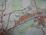Vojenská profesionální tajná mapa ČSLA Nýřany 1:25 Prachárna - 4