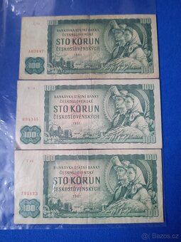 Prodám stokoruny rok 1961 - 4
