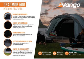 Stan VANGO CRAGMOR PRO 5 osob - 4