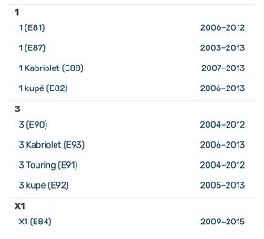 Vzduchový, kabinový filtr BMW - 4