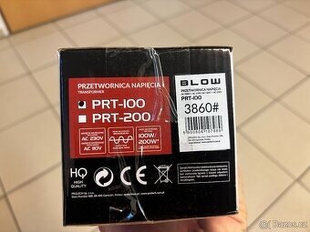Měnič napětí BLOW PRT-100 230V/110V 100W - 4