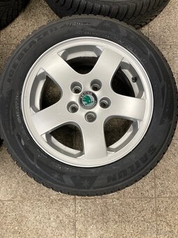 Sada Alu kola Škoda R14 Nové pneu - 4