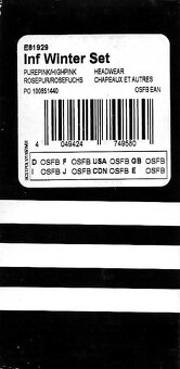 082 - Dívčí růžový setík Adidas = čepička + rukavičky XXS - 4