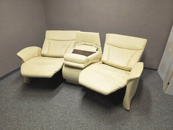 Nový polohovací gauč HIMOLLA 4010 kůže krém - 4