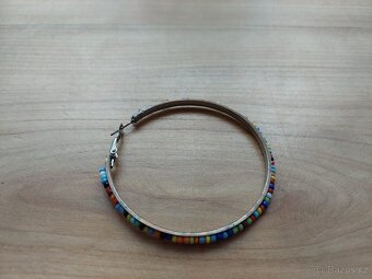 Barevná retro náušnice či náramek či bůhvíco - SLEVA - 4