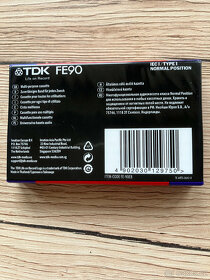 Original zabalené čisté MC SONY 90 a TDK 90 - 4