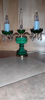Malachitový svícen elektrický - 4