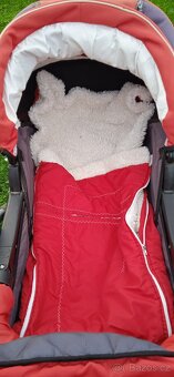 Kočár DorJan šedo-červený - 4