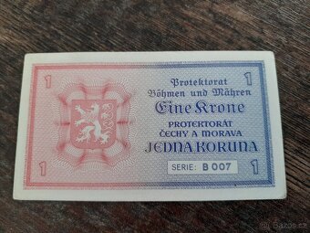 1 koruna 1940 protektorát - 4