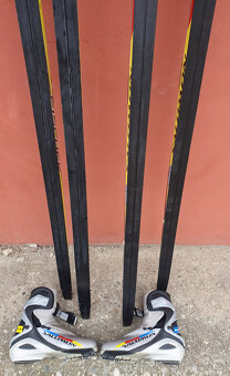 Běžky FISCHER SALOMON Skate, boty Combi 7,5, Hůlky - 4