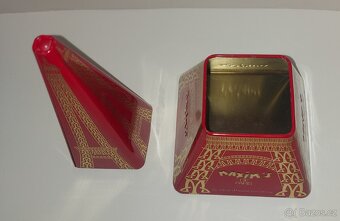 Kovová dóza ve tvaru Eiffelovky - 4