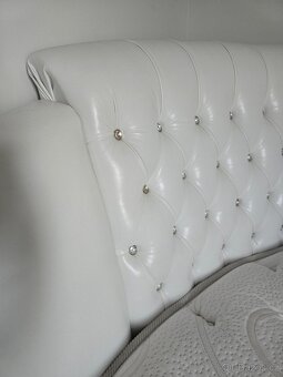 Luxusní kulatá postel – Ø 220 cm matrace | Elegantní design - 4