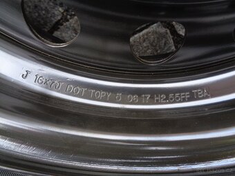 Disky plechové 5x114,3 r16 Honda - Nové - 4