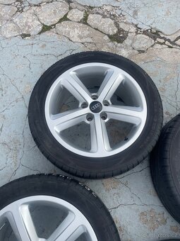 Originál alu kola AUDI 7,5Jx17” ET43 5x112 pneu 235/45/17 - 4