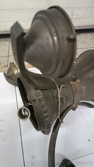 Lustr secesní mosazný - 4