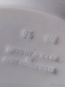 Velký porcelánový talíř Lippert & Haas, Schlaggenwald - 4