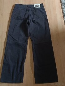 černé džíny baggy - 4