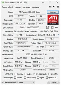 Sapphire HD 4830 512MB, PCI-E - 4
