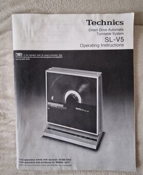 Prodám raritní gramofon technics sl-v5 - 4