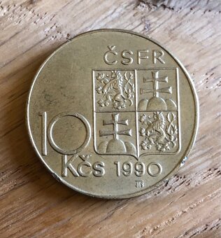 Mince 10Kčs, ČSFR - Masaryk, Rašín, Štefánik - 4