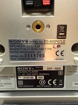 - Sestava Sony (VHS/DVD/Receiver) - - 4