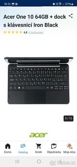 Acer One 10 64gb + dock s klávesnicí - 4