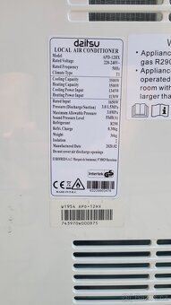 Mobilní klimatizace Daitsu APD 12 HX PREMIUM WI-FI - 4