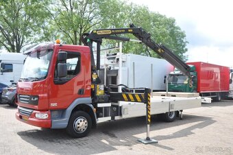 DAF LF 45 160 - 4x2 – Valník + HR-Palfinger PK 12002 – EEV - 4