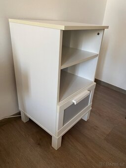 Bílý noční stolek nebo skříňka IKEA - 4