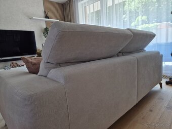 Luxusní italský gauč z masivního dřeva - 4