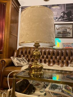 Retro mosazní lampa '70 - 4