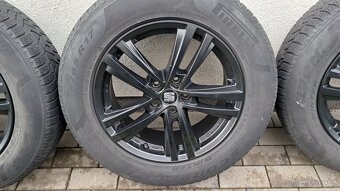 Prodám original zimní alukola seat tarraco 215 65 17 5x112 - 4