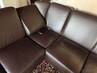 Moderní kožená sedačka do Účka, 4976 - 4