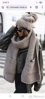 Čepice + Šála (NOVÉ) - 4