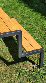 Nová zahradní lavička - Pivní set - 4